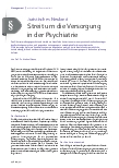 Vorschauseite 1: Juristisches Neuland: Streit um die Versorgung in der Psychiatrie