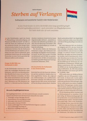 Vorschauseite 1: Sterben auf Verlangen Euthanasie und assistierter Suizid in den Niederlanden