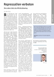 Vorschauseite 1: Repressalien verboten. Die andere Seite des Whistleblowing.