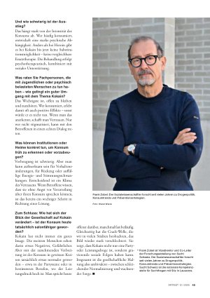Vorschauseite 4: «Kokain – die Elitedroge ist im Volk angekommen»