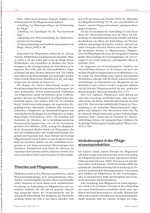 Vorschauseite 2: Entwicklungslinien von Pflegewissen und Pflegewissensmuster Kurzer Überblick und konstitutive Merkmale
