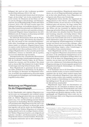 Vorschauseite 4: Entwicklungslinien von Pflegewissen und Pflegewissensmuster Kurzer Überblick und konstitutive Merkmale