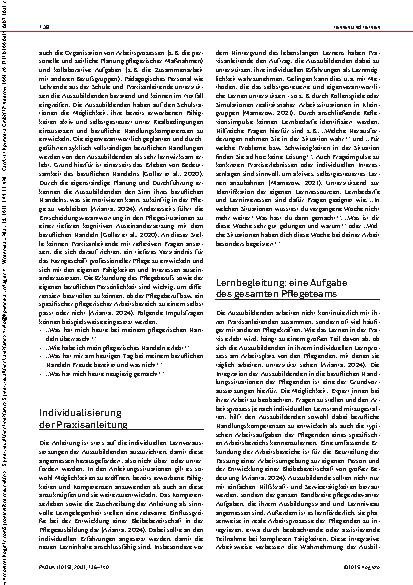 Vorschauseite 3: Wo ich lernen kann, will ich auch bleiben! Stärkung der Bleibebereitschaft durch eine lernförderliche Praxisumgebung