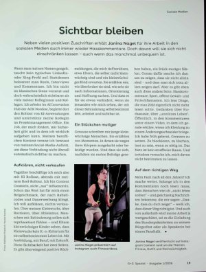 Vorschauseite 1: Sichtbar bleiben