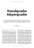 Vorschauseite 2: Fremdsprache Körpersprache