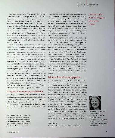 Vorschauseite 2: "Politik meets Pflege"