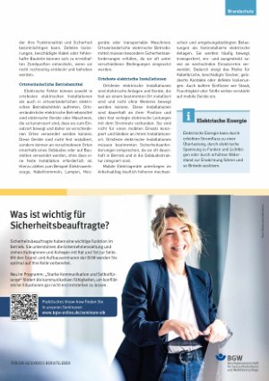 Vorschauseite 2: Brandgefährdungen durch elektrische Betriebsmittel – Teil 1 Ständig unter Strom!