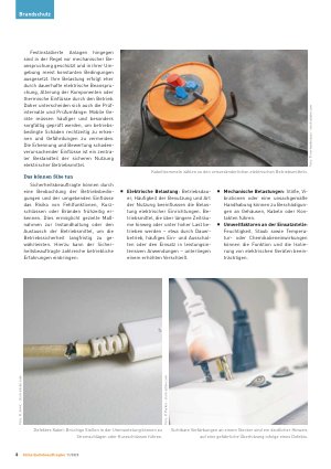Vorschauseite 3: Brandgefährdungen durch elektrische Betriebsmittel – Teil 1 Ständig unter Strom!