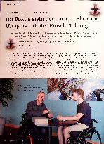 Vorschauseite 1: Im Fokus steht der positive Blick im Umgang mit der Einschränkung.