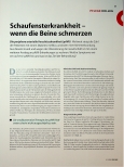 Vorschauseite 1: Schaufensterkrankheit - wenn die Beine schmerzen