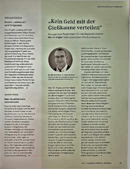 Vorschauseite 2: Corrected: Neues aus den Regionen
