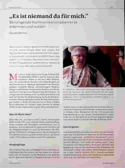 Vorschauseite 1: „Es ist niemand da für mich.“ Beruhigende Kommunikationselemente erkennen und nutzen