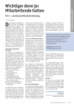 Vorschauseite 1: Wichtiger denn je: Mitarbeitende halten Teil 1 - emotionale Mitarbeiterbindung