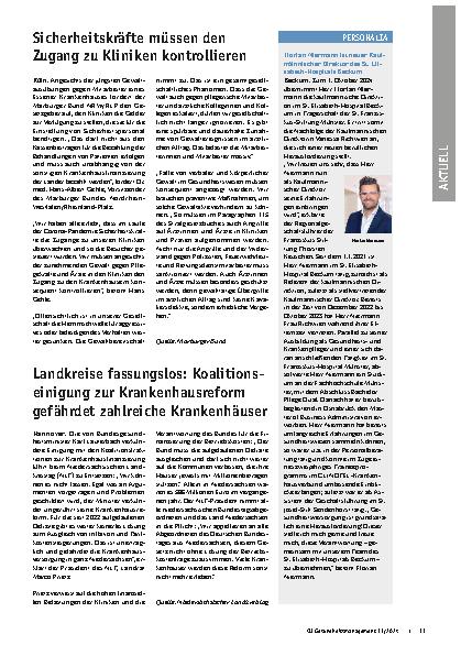 Vorschauseite 3: Shared Decision Making gehört in die Regelversorgung.