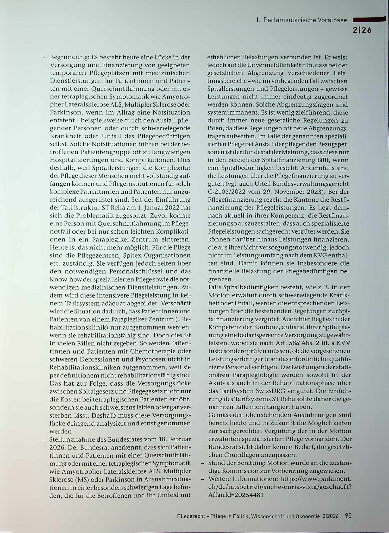 Vorschauseite 3: Gesetzgebung