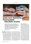 Vorschauseite 1: Wie sich paradoxe Entscheide erklären lassen
