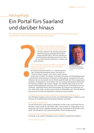 Vorschauseite 1: Ein Portal fürs Saarland und darüber hinaus