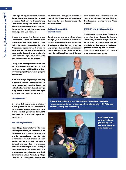 Vorschauseite 2: Bernd Meurer als bpa-Präsident bestätigt