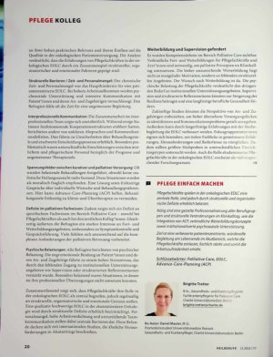 Vorschauseite 2: Palliative Care in der Onkologie