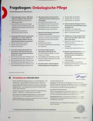Vorschauseite 3: Palliative Care in der Onkologie