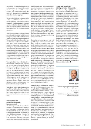 Vorschauseite 2: Telemedizin und Krisenmanagement: Innovative Strategien und Maßnahmen