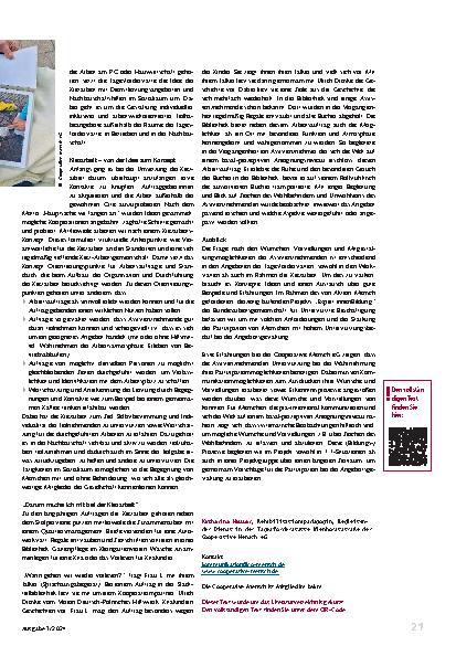 Vorschauseite 2: Kiezarbeit bei der Genossenschaft Mensch eG