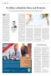 Vorschauseite 1: Es fehlen verlässliche Daten und Kriterien.