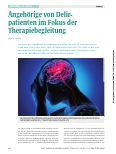 Vorschauseite 1: Angehörige von Delir-Patienten im Fokus der Therapiebegleitung