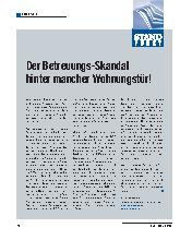 Vorschauseite 1: Der Betreuungsskandal hinter mancher Wohnungstür!
