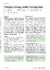 Vorschauseite 1: Weniger Zwang, mehr Partizipation - Auswirkungen der Etablierung des „Weddinger Modell“