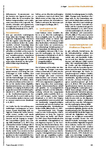 Vorschauseite 2: Lesen durch Hören. Eine Einzelfallstudie