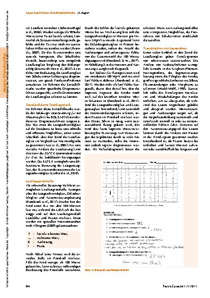 Vorschauseite 3: Lesen durch Hören. Eine Einzelfallstudie