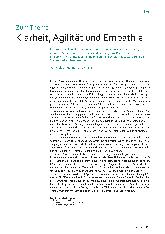 Vorschauseite 1: Klarheit, Agilität und Empathie