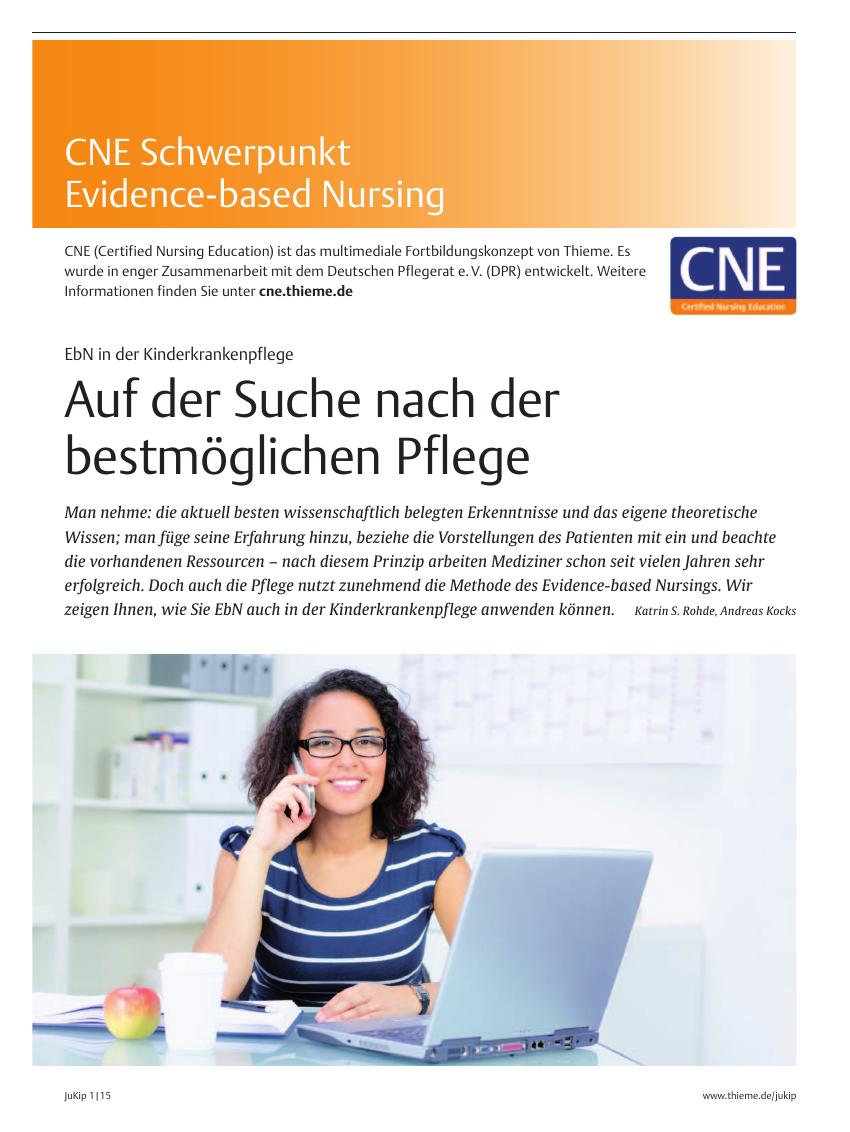 Vorschauseite 1: Auf der Suche nach der bestmöglichen Pflege