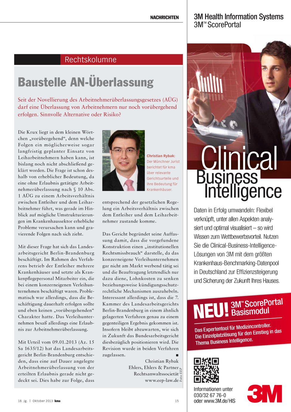 Vorschauseite 1: Baustelle AN-Überlassung