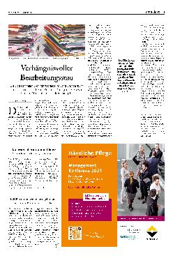 Vorschauseite 1: Verhängnisvoller Bearbeitungsstau