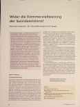 Vorschauseite 1: Wider die Kommerzialisierung der Suizidassistenz!