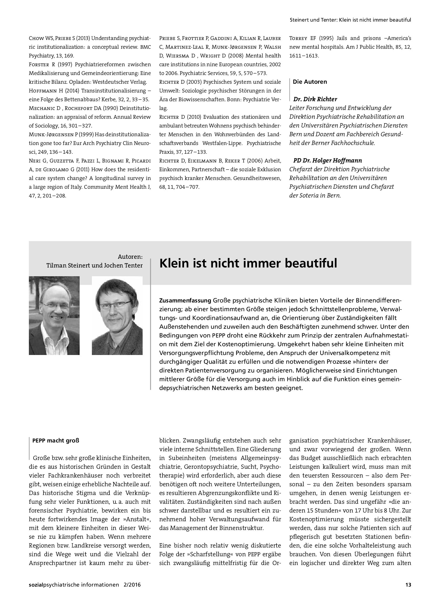 Vorschauseite 1: Klein ist nicht immer beautiful