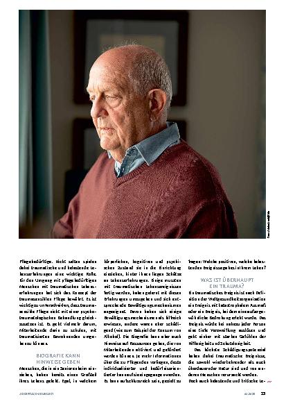 Vorschauseite 2: Trauma-Arbeit in der Altenhilfe