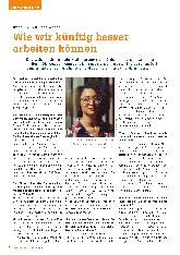 Vorschauseite 1: Wie wir künftig besser arbeiten können