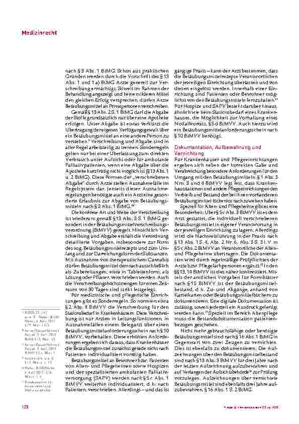 Vorschauseite 2: Betäubungsmittel(straf)recht in Medizin und Pflege