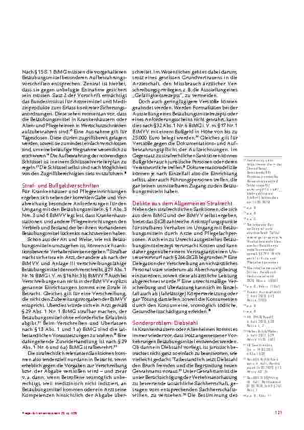 Vorschauseite 3: Betäubungsmittel(straf)recht in Medizin und Pflege
