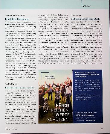 Vorschauseite 2: Caritaspanel erforscht Digitalisierung und KI im Sozialund Gesundheitswesen.