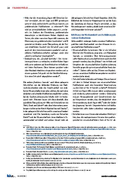 Vorschauseite 6: Wie Hijacked Journals und Paper Mills den wissenschaftlichen State-of-the-Art verunreinigen