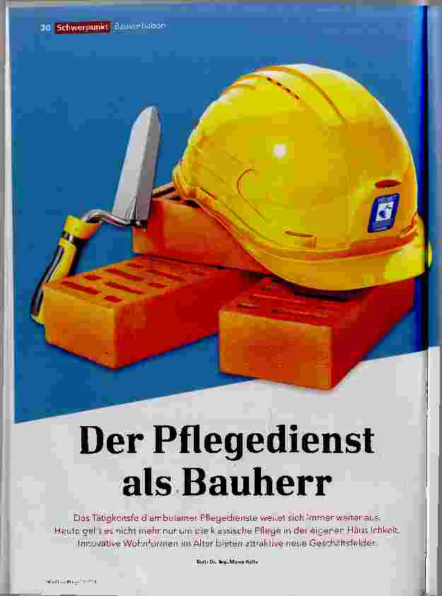 Vorschauseite 1: Der Pflegedienst als Bauherr
