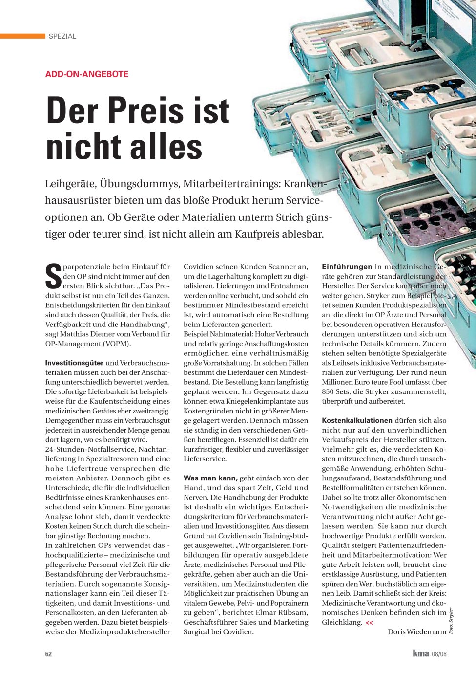 Vorschauseite 1: Der Preis ist nicht alles