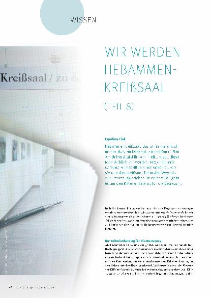 Vorschauseite 1: Wir werden Hebammen-Kreißsaal / Teil ( 8 )