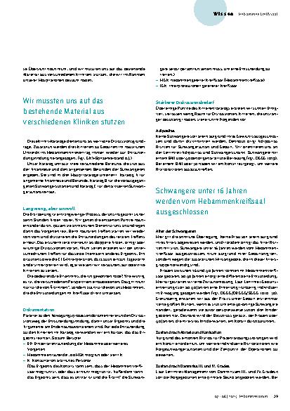 Vorschauseite 2: Wir werden Hebammen-Kreißsaal / Teil ( 8 )