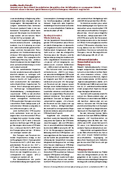 Vorschauseite 4: Bergrettung in Deutschland: Besonderheiten der präklinischen Notfallmedizin im unwegsamen Gelände