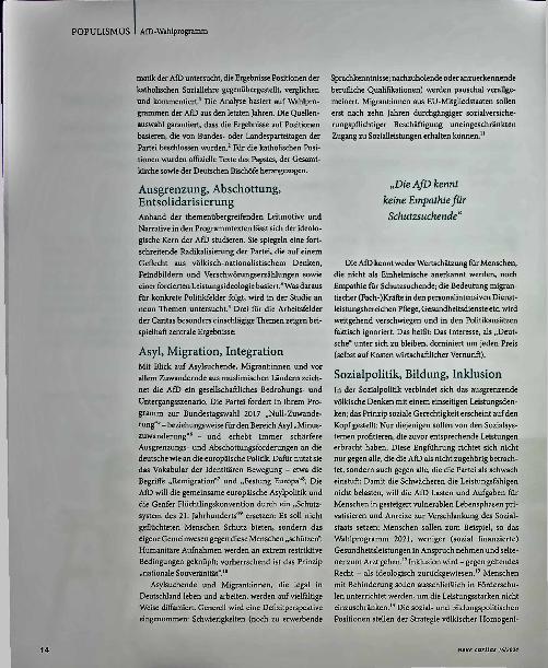 Vorschauseite 2: Für Christen ist die AfD keine Alternative.